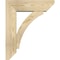 Ekena Millwork Thorton Slat Rough Sawn Bracket w/ Offset Brace, Douglas Fir, 6"W x 18"D x 22"H BKT0604X18X22THR06RDF - alternate 2